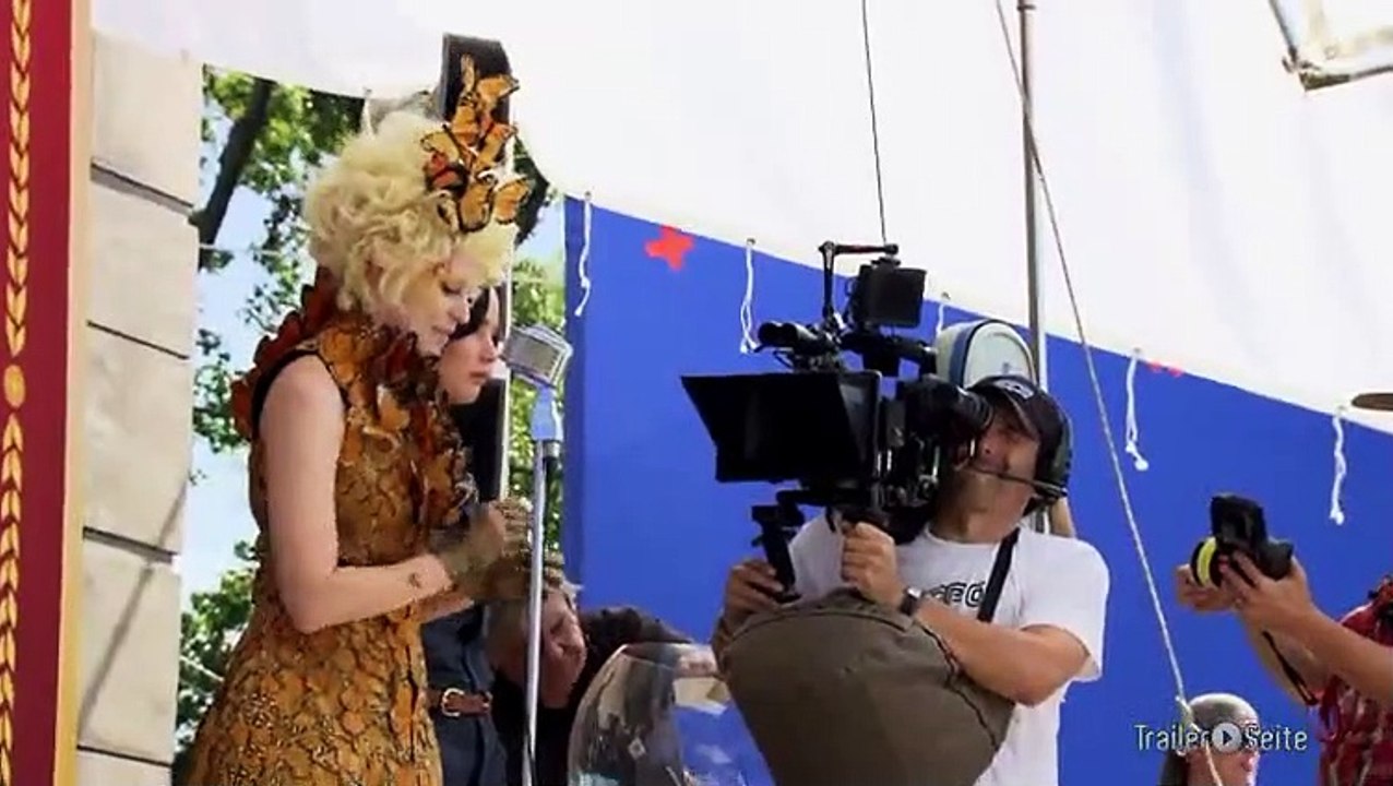 Backstage Blick zu Die Tribute Von Panem 2