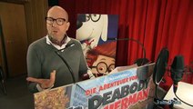 Thomas Rath im Synchronstudio zu Mr. Peabody & Sherman