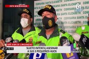 SJL: detienen a sujeto que intentó asesinar a sus tres hijos