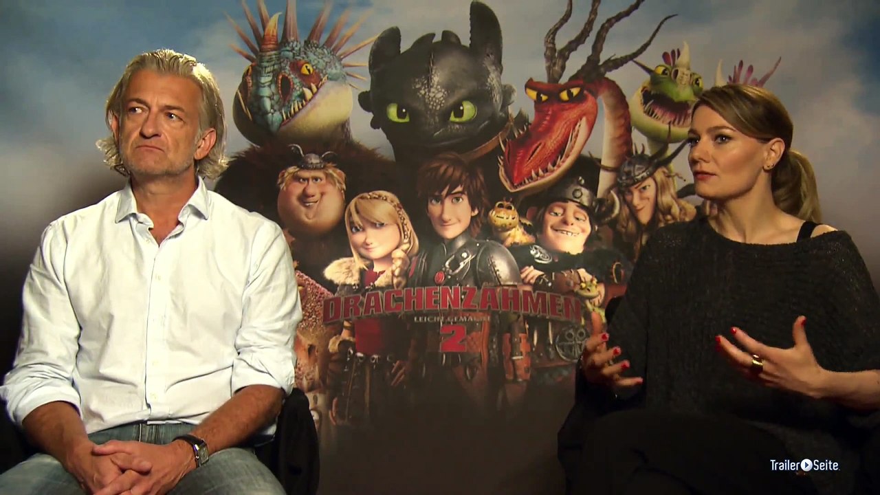Dominic Raacke und Martina Hill Interview zu Drachenzähmen Leicht Gemacht 2