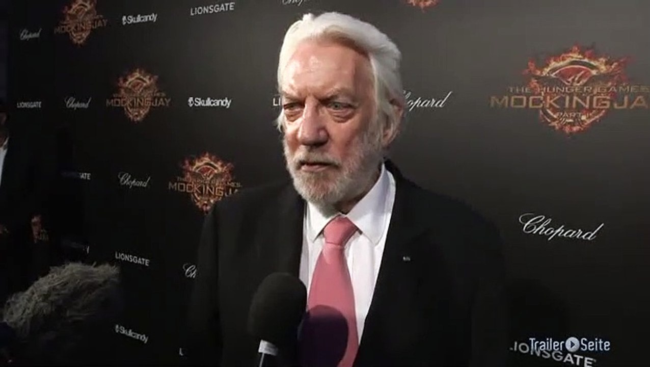 Interview zu tribute von panem 3: donald sutherland