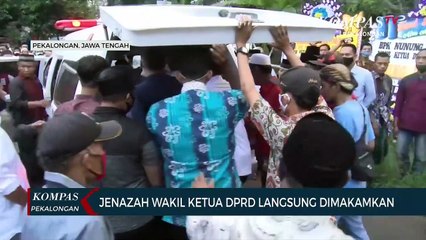 Jenazah Wakil Ketua DPRD Kab Pekalongan DImakamkan