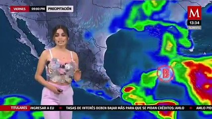 El clima para hoy 23 de octubre, Pamela Longoria