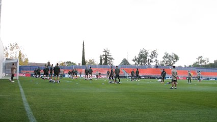 Entrenamiento del Atlético de Madrid