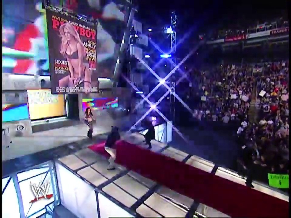 Women's Championship Falls Count Anywhere - Mickie James vs Melina (March 5, 2007)