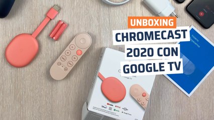 Unboxing de Chromecast 2020 con Google TV - Vídeo Dailymotion