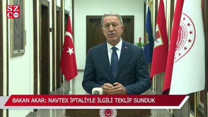 Bakan Akar: NAVTEX iptaliyle ilgili teklif sunduk