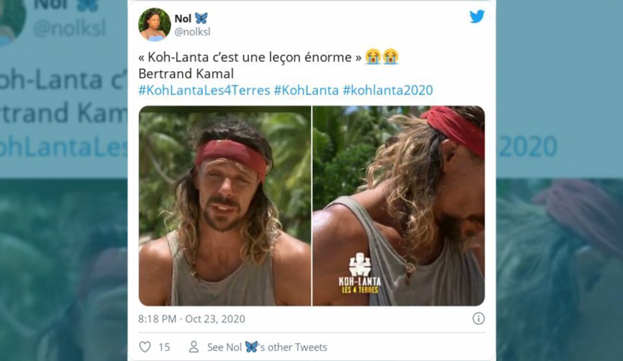 Bertrand-Kamal éliminé de Koh-Lanta: les hommag...