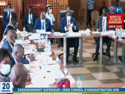  RTG / 5ème conseil d’administration de l’université Omar-Bongo (UOB)