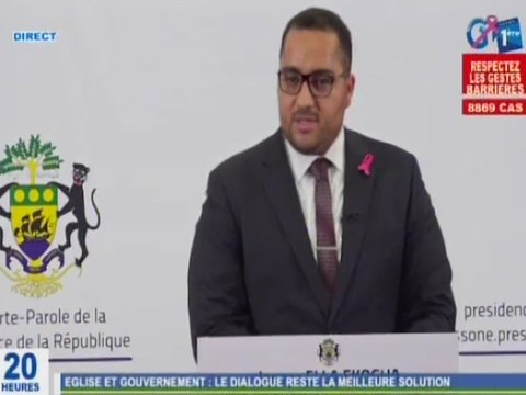 RTG / Conférence de presse du porte-parole de la république pour le point de l’actualité du gouvernement