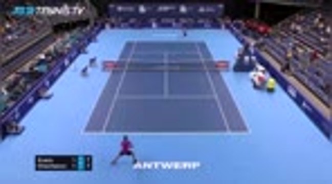 Anvers - La grosse colère de Khachanov qui dégoupille en plein match