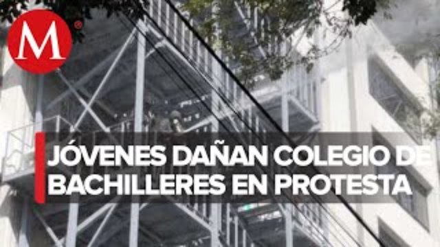 Encapuchados toman oficinas centrales del Colegio de Bachilleres en CdMx