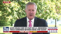 Meadows on US brokering peace agreement between Israel, Sudan- It was a historic day