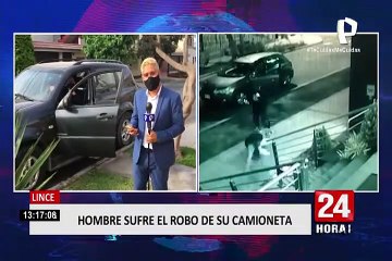 Lince: hombre sufre el robo de su camioneta