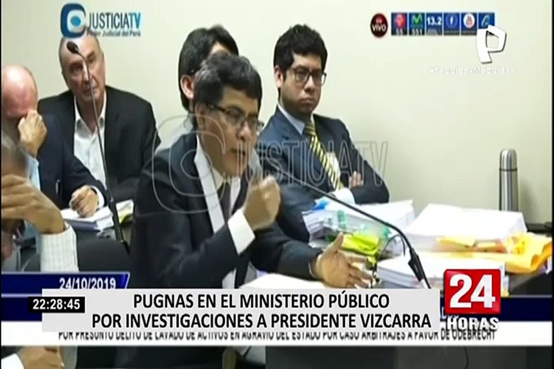 Pugnas en el Ministerio Público por investigaciones a presidente Martín Vizcarra