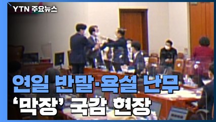 반말·욕설에 "확 쳐버릴라!"까지...맹탕 넘은 '막장' 국정감사 / YTN