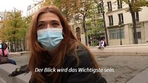 Flirten mit Mundschutz: Pariser erklären, wie das geht