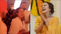 Neha Kakkar संगीत सेरिमनी में Rohanpreet संग झूमकर नाचीं, हल्दी में भी किया जबरदस्त भांगड़ा ।Boldsky