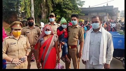 पुलिस ने बच्चे को ढूंढ कर परिजनों को सौंपा