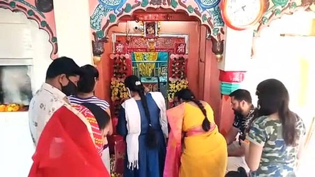 मां राजराजेश्वरी के मंदिर में अष्टमी के पावन पर्व पर श्रद्धालुओं का तांता