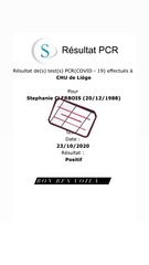 Stéphanie Clerbois, atteinte du covid-19.