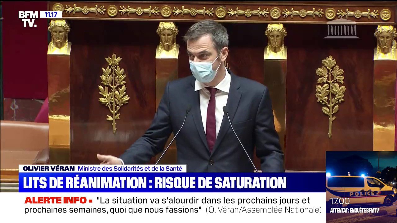 Covid: pour Olivier Véran, "la situation va s'alourdir dans les prochains jours et prochaines semaines, quoi que nous fassions"