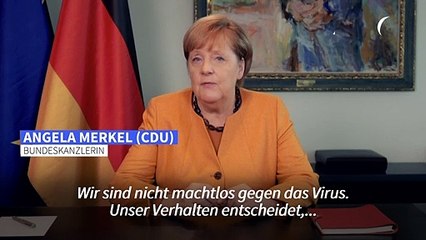 Merkel: "Gebot der Stunde heißt Kontakte reduzieren"