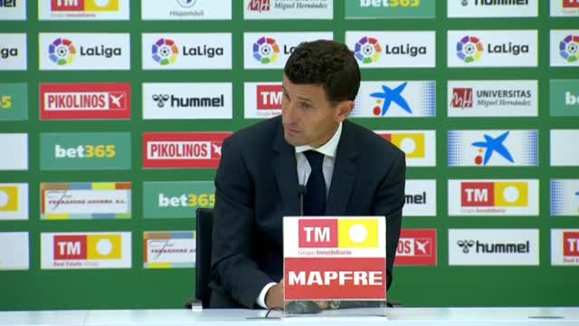 Javi Gracia: No hemos sido capaces de hacer goles