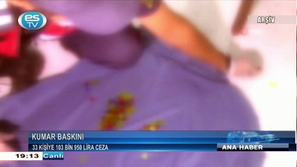 Kumar oynayan 33 kişiye 103 bin 950 lira ceza