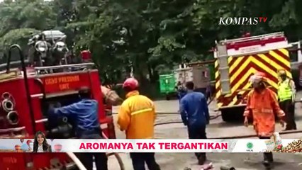 Detik-detik Dua Bus AKAP Terbakar di Pool