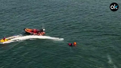 Rescatan a una vaca que llevaba atrapada una semana en un acantilado