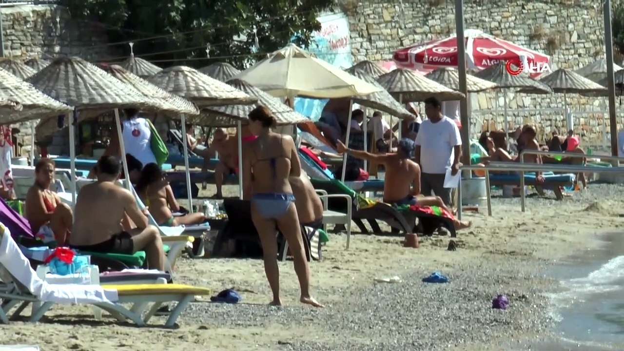 Sahiller yerli ve yabancı turistlerle doldu