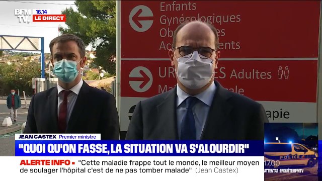 Jean Castex sur le Covid: Cette progression de l'épidémie n'est pas encore terminée. Nous allons avoir des moments difficiles