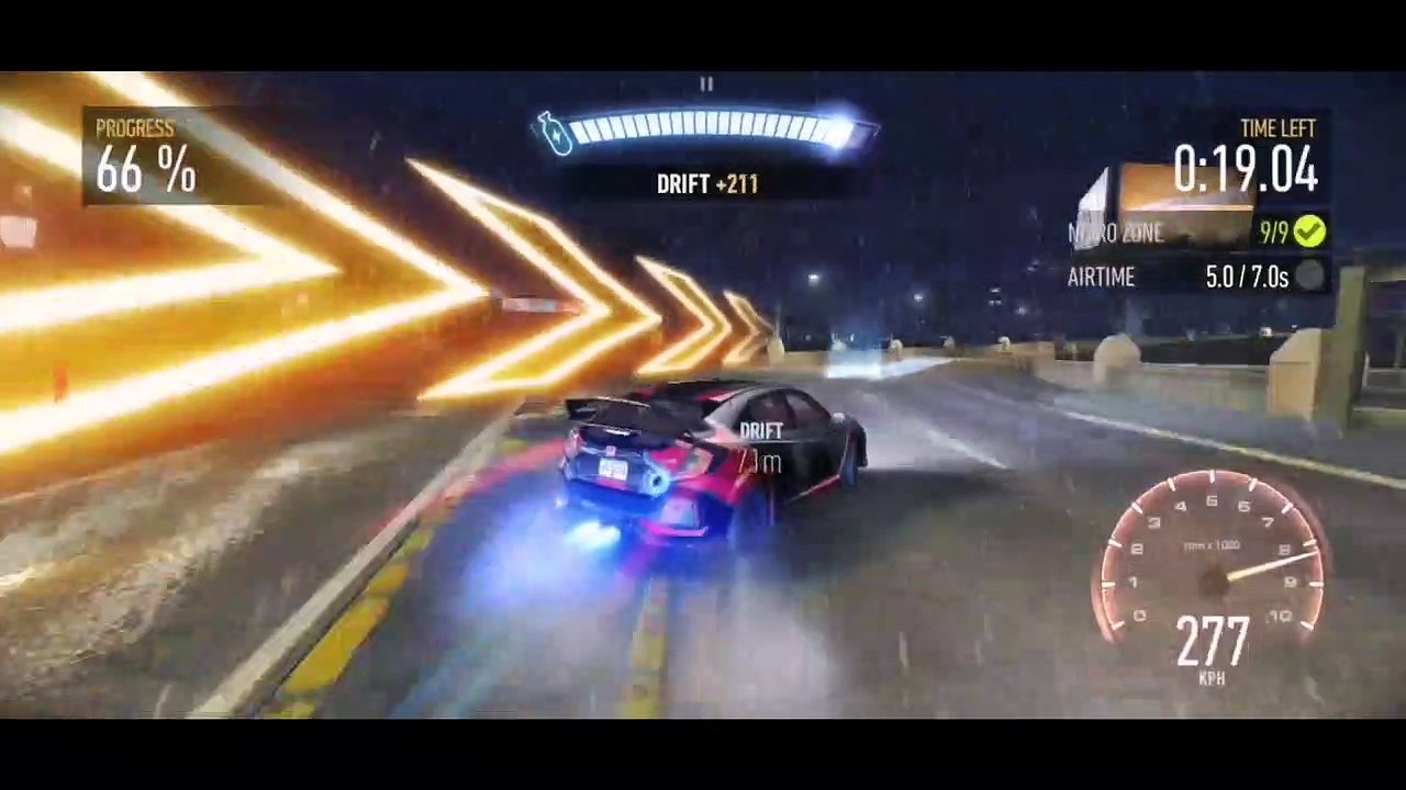 NFS No Limits Gameplay - Proving Grounds - Civic Type R - Day 7 (Event 11 - 16)