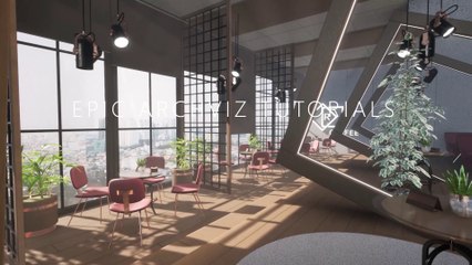 Twinotion 2020.2 - cafe animations (comic view) animation series