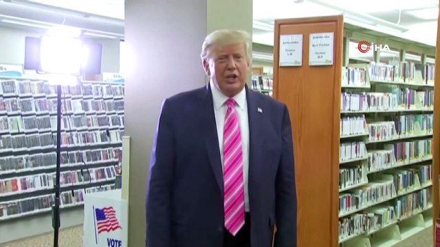 - ABD Başkanı Trump oyunu kullandı- ABD Başkanı Donald Trump:- 'Trump adında bir adama oy verdim”