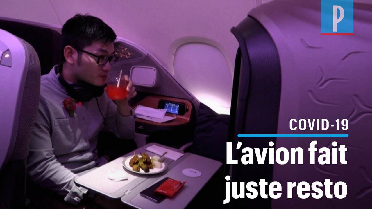 Singapour : le succès des repas servis à bord d’un A380 cloué au sol