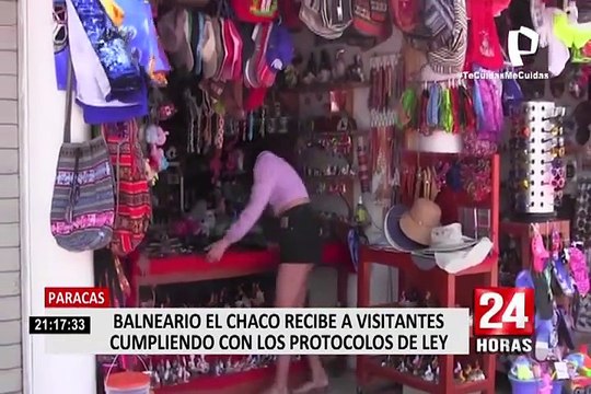 Paracas: Balneario el Chaco recibe a visitantes cumpliendo con los protocolos de ley