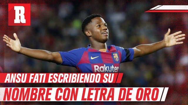 Ansu Fati el jugador más joven en anotar gol en un clásico español