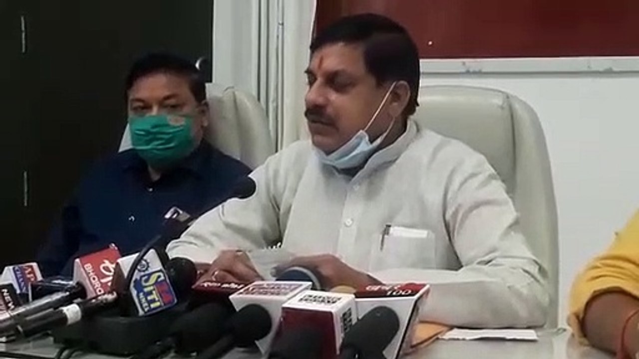 उच्च शिक्षा मंत्री मोहन यादव ने की प्रेस वार्ता