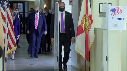 Présidentielle américaine : Donald Trump a voté par anticipation en Floride