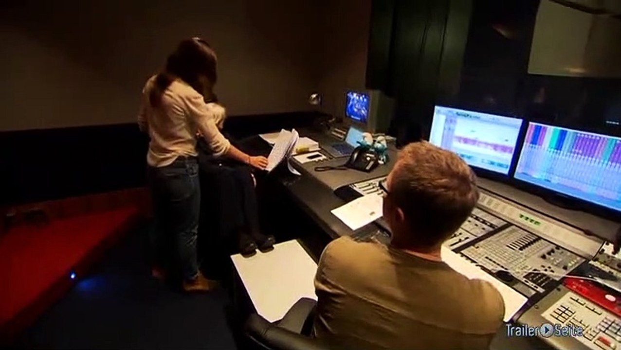 Backstage Blick zu Die Schlümpfe 2