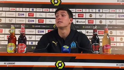 Lorient-OM : Balerdi "content d'avoir pu aider l'équipe ce soir"
