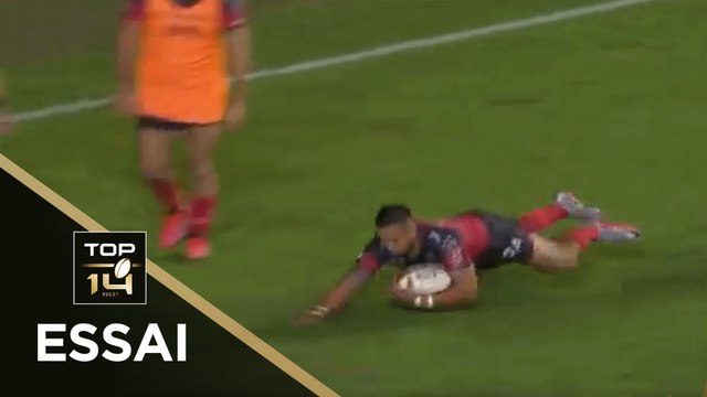 TOP 14 - Essai de Duncan PAIA'AUA (RCT) - Toulon - Castres - J6 - Saison 2020/2021