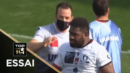 TOP 14 - Essai de Josua TUISOVA (ST) - Toulouse - Lyon - J6 - Saison 2020/2021