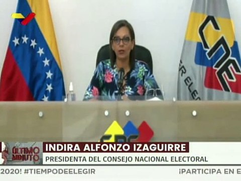 Presidenta del CNE Indira Alfonzo invita a participar en simulacro electoral rumbo a Parlamentarias 2020