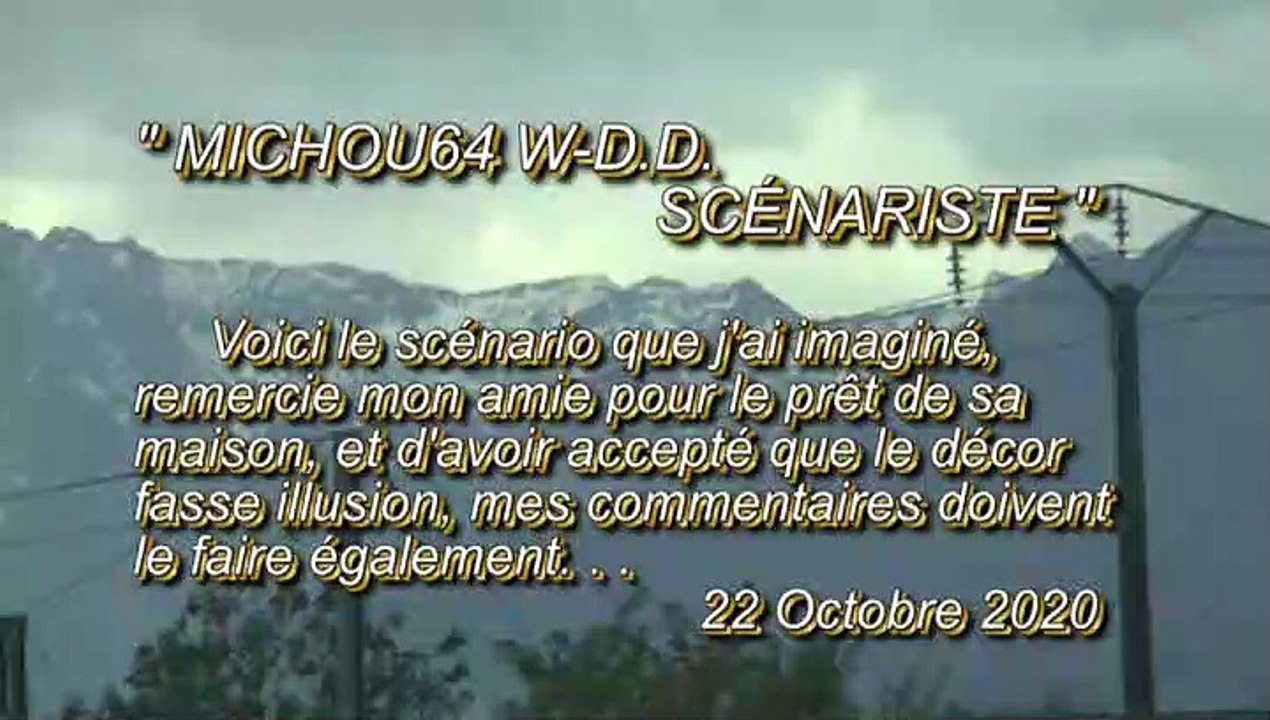 MICHOU64 W-D.D. SCÉNARISTE - 22 OCTOBRE 2020 - PAU - POUR RENDRE DIFFICILE UN CAMBRIOLAGE
