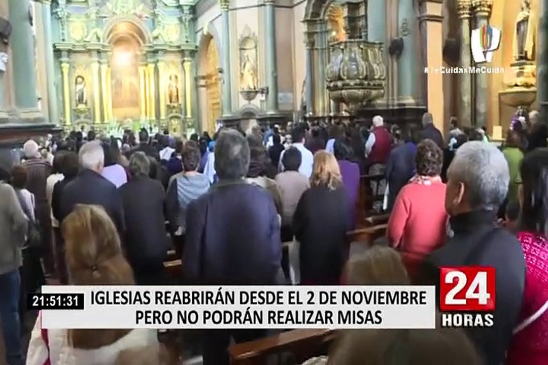 Iglesias se preparan para reabrir en noviembre