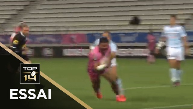 TOP 14 - Essai de Tolu LATU (SFP) - Paris - Racing 92 - J6 - Saison 2020/2021!