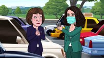 Our Cartoon President S03E16 - Clip - Cartoon Susan Collins Dodges Everyone's Questions